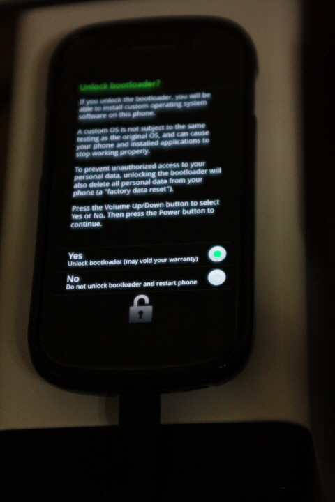 attachment:RootingAndroid:bootloader_unlock_yes.jpg